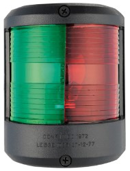 Utilidad 78 negro 12 luz de navegación V / rojo-verde
